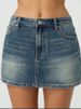 K Fashionable Slim Fit Casual Stretch Denim Short Skirt For Women_mkmklike.com