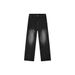 Men's Clothing High Street Retro Stitching Split Straight Jeans Men's Loose Slim All Match Casual Ins Trendy Trousers_mkmklike.com