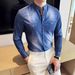 Pulse Foreign Trade Cross-Border Retro Style European And American Simple Trendy Long Sleeve Denim Men's Plus Size Stand_mkmklike.com
