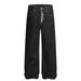 "Vintage American High Street Denim Jeans For Men & Women - Classic Loose Fit With Cowhide Metal Buckle Design"_mkmklike.com
