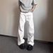 American-style Cleanfit White Jeans For Men, Autumn Winter Trendy Brand, Loose And Versatile Straight-leg Casual Pants,_mkmklike.com