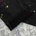 Men's Premium Splatter Paint Distressed Jeans - Slim Straight Stretch Denim Pants With Artistic Rips & Streetwear Edge (28-38)_mkmklike.com