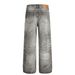 Retro Style Men's Jeans FX085 High Street American Feel Washed Gray Splatter Paint Distressed Design_mkmklike.com