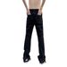 Nordmann Men's Flared Jeans Autumn Winter Vintage Washed Straight Trendy American Style Versatile Cool Split Casual Pants_mkmklike.com