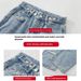Ripped Wide-leg Jeans Women, Loose Fit, New Thin Style For Summer 2025, High-waisted, Drapey, Petite, Floor-length_mkmklike.com