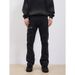 High Street Straight Tube Micro Flared Splicing Jeans With Niche Design, Three-Dimensional Cutting Trend Pants, Men_mkmklike.com