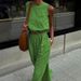 Women's Clothing all match slit slim solid color suit _mkmklike.com