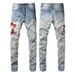 Men's Clothing Embroidered Men's Slim Stretch Men's Pants 1345_mkmklike.com