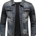 Loom Cross-Border European And American Washed Vintage Classic Denim Jacket For Men Youth Street Style Handsome Coat Trendy_mkmklike.com