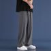 2026 Summer Men's Ice Silk Pants, Thin Straight Loose Breathable Casual Trousers, Youth Trendy Sports Pants_mkmklike.com