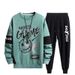 Men's Clothing Casual sports suit sweatshirt men's spring and autumn printed men's autumn clothes loose two piece suit men's clothing wholesale_mkmklike.com