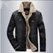 Northfold Men's Youth Autumn Winter Fleece-Lined Casual Denim Coat Loose Plus Size Thickened Multi-Pocket Cotton Jacket_mkmklike.com