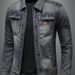 Autumn Motorcycle Fashion Denim Jacket Trend Korean Men's Slim Jacket Workwear Retro Casual Handsome_mkmklike.com