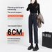 Women's Cigarette Spring/summer 2025 New High-waisted Slim-fit Narrow Version Autumn/winter Pants For Petite Women,_mkmklike.com