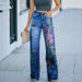 Women's Clothing Large Size Women's Casual Pants Thin Jeans _mkmklike.com