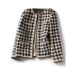Women's Clothing Wool tweed jacket spring and autumn short style fashionable_mkmklike.com
