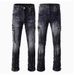 Men's Flared Jeans – High-Waisted Retro Bell Bottoms With Multi-Pocket Design (Stretch Denim, Skinny Fit, Vintage Disco & Streetwear Style, S-3XL)_mkmklike.com