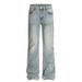 Punk Heavy-Duty Vintage Washed Jeans For Men Street Style Trendy Brand Vibe Design Double Pocket Straight Long Pants_mkmklike.com