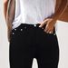 Low-Rise Stretch Skinny Jeans For Women - High Elasticity Black Denim Pants With Washed Finish (XS, S, M, L, XL, XXL)_mkmklike.com
