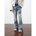 High-End Trendy Printed Jeans For Men Slim Fit European Style Spring Autumn Fashion Handsome Versatile Denim_mkmklike.com