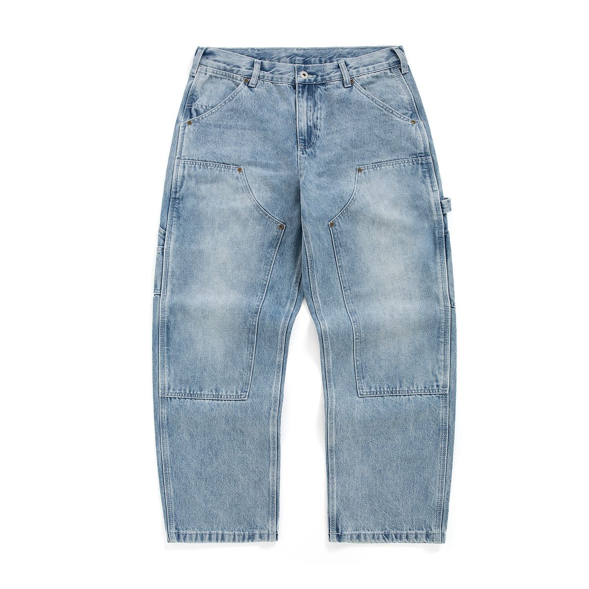 Men's Clothing Men's Wear | 25SS Japanese Retro B01 Washed Monkey Knee Length Logging Cleanfit Work Jeans_mkmklike.com