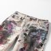 New Graffiti Dirty Wide-leg Trousers Men's Jeans Trend Waste Soil Paint Ink-splashing Tooling Straight Trousers_mkmklike.com