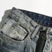 American Style Loose Casual Vintage Washed Trendy Punk Men's Gradient Faded Straight Long Jeans_mkmklike.com