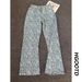 Letter Jacquard Curved Blade Jeans Men's Summer Trendy Brand Vibe Pants American High Street Straight Leg Slightly Flared Trousers_mkmklike.com