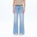 High Waisted BBL Hip Lifting Jeans For Women Slightly Flared Wide Leg Trousers Frayed Hem_mkmklike.com