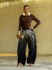 Women's Curved Straight Leg Jeans Rhinestone Scattered Starry Sky Design New 2026 Style Independent Store_mkmklike.com