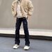 Heavyweight Zip Cargo Jeans – Retro Workwear Pants With Multi-Pockets & Flared Hem (S-XXXL)_mkmklike.com