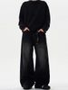 Vintage Bootcut Jeans For Men & Women – Relaxed Fit, Straight Leg, High Waist, Distressed Denim Pants With Multiple Pockets_mkmklike.com