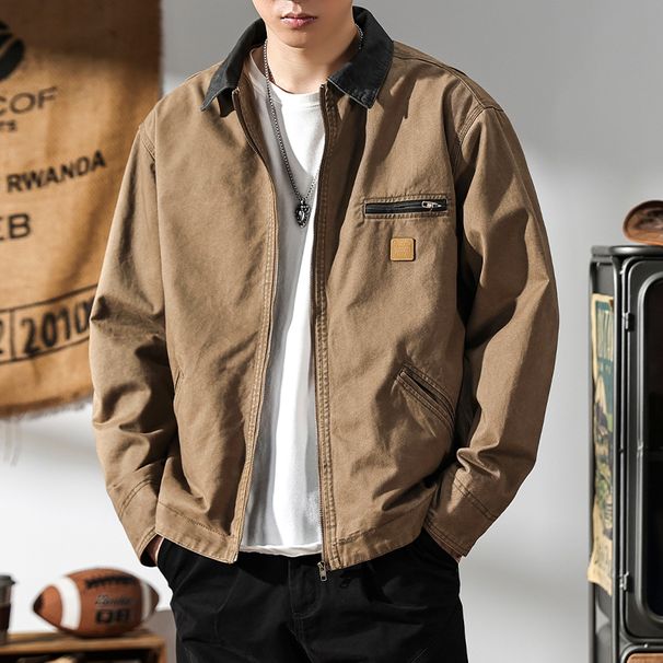 Spring And Retro Men's Autumn American Style Amekaji Interstellar Detroit Cotton Workwear Jacket Men_mkmklike.com