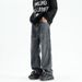 Blue Wide High-Quality Jeans Loose Straight Leg New American High Street Men's Autumn Work Pants_mkmklike.com