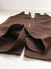 K American Retro Coffee Color Narrow Straight Leg Jeans For Women, New High Waisted Loose Fit Slimming Casual Wide Leg Pants_mkmklike.com