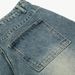 Unique Design Animal Print Washed Vintage Denim Wide-Leg Men's High Street Trend Loose Straight Long Pants_mkmklike.com