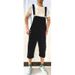 Men's Distressed Denim Overalls – Vintage-Inspired Drop-Crotch Suspenders Jumpsuit (Dark Blue/Black, Relaxed Fit, Artisan Rips, Button Fly)_mkmklike.com