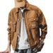 Northfold 2025 Autumn New American Style Heavy Retro Fleece-Lined Thickened Denim For Men Loose Casual Workwear Jacket Trendy_mkmklike.com