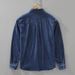 Retro Denim Long Sleeved Shirt For Men, Fashionable And Versatile, Artistic And Casual Loose Top_mkmklike.com