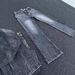 Men's Clothing Men's Retro Flared Jeans Black And Gray Marble Washed Clean Fit Trendy Trousers For Formal & Casual_mkmklike.com