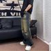 Men's Distressed Washed Jeans – Lightweight Summer Ripped Denim With American High Street Style, Loose Straight Leg Fit (Blue, S-3XL)_mkmklike.com