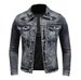 Men's Clothing Casual High Street Retro Denim Jacket Motorcycle Embroidery Fashion All Match Trendy Handsome Workwear Jacket_mkmklike.com