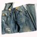 American High Street Jeans Men's Trendy Brand Loose Straight Spring And Autumn Broken Patch Retro Casual Washed Pants Men_mkmklike.com