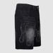 Men's Black Embroidered Flame Denim Shorts Streetwear Cotton Blend Casual Five-Inch Shorts Versatile Styling Options_mkmklike.com