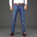 Men's Premium Winter Dress Jeans - Slim Straight Fit, Stretch & Business Casual For Modern Professionals (Blue & Charcoal)_mkmklike.com