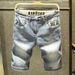 Men's Slim Fit Denim Shorts Trendy Blue Mid-Length Casual Breeches Versatile Summer Thin Pants By Ins Brand_mkmklike.com