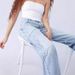 New American Embroidery Side Frayed Butterfly Jeans For Women, High Street Design Style, Spicy Loose Straight-leg Pants._mkmklike.com