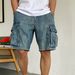 Men's Clothing Summer New Shorts Slim Fit Skinny Washed Jeans Youth Popular Mid Waist_mkmklike.com