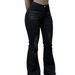 High-Waisted L1050 Black Jeans for Women with Heart Embroidery Ripped Design Slightly Flared Leggings Frayed Hem Sexy Girl Jeans_mkmklike.com
