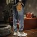 American Style Trendy Brand Cool Men's Jeans 2025 Spring And Autumn New Loose Straight Casual Versatile Long Pants_mkmklike.com